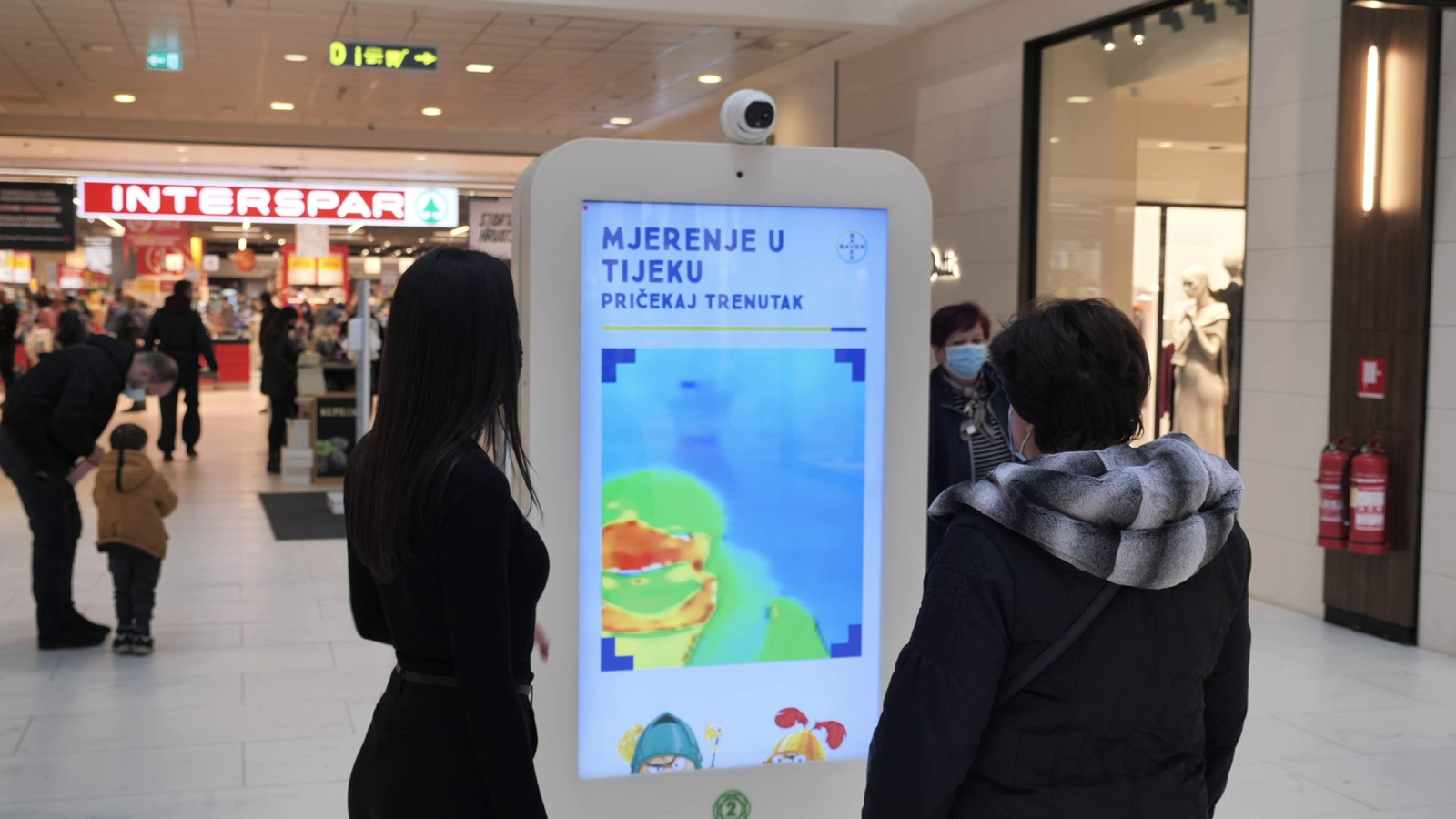 Pokretom upravljana termalna kamera i interaktivna kampanja
