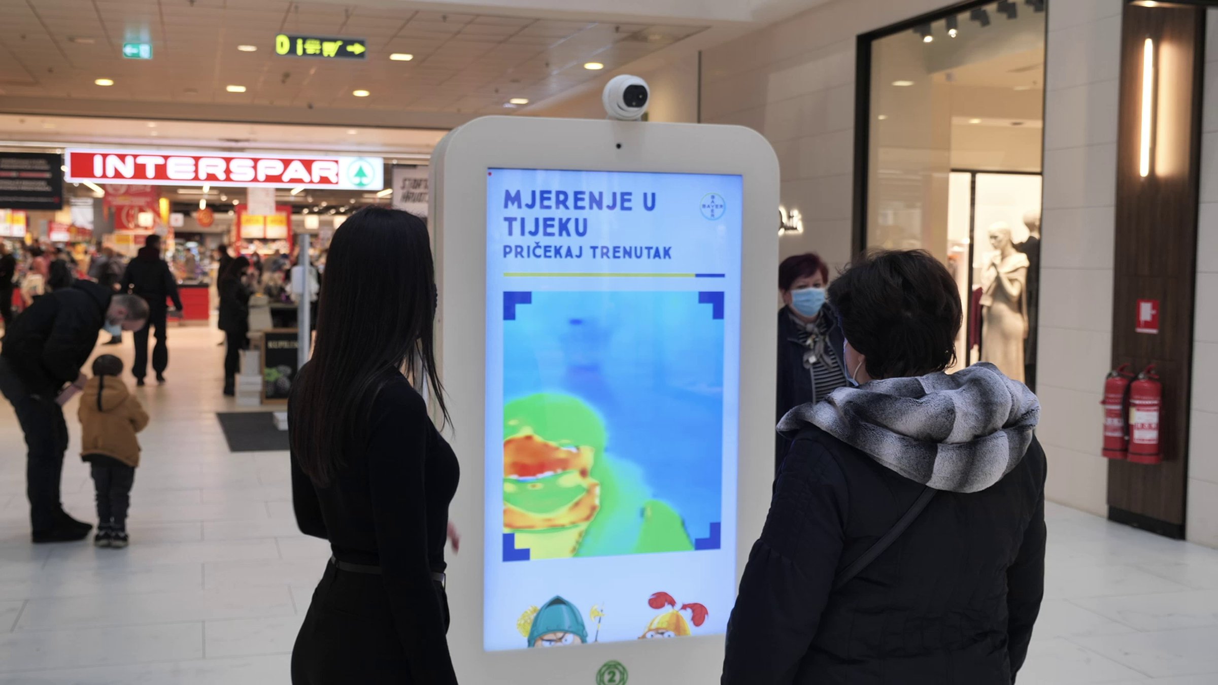 Pokretom upravljana termalna kamera i interaktivna kampanja