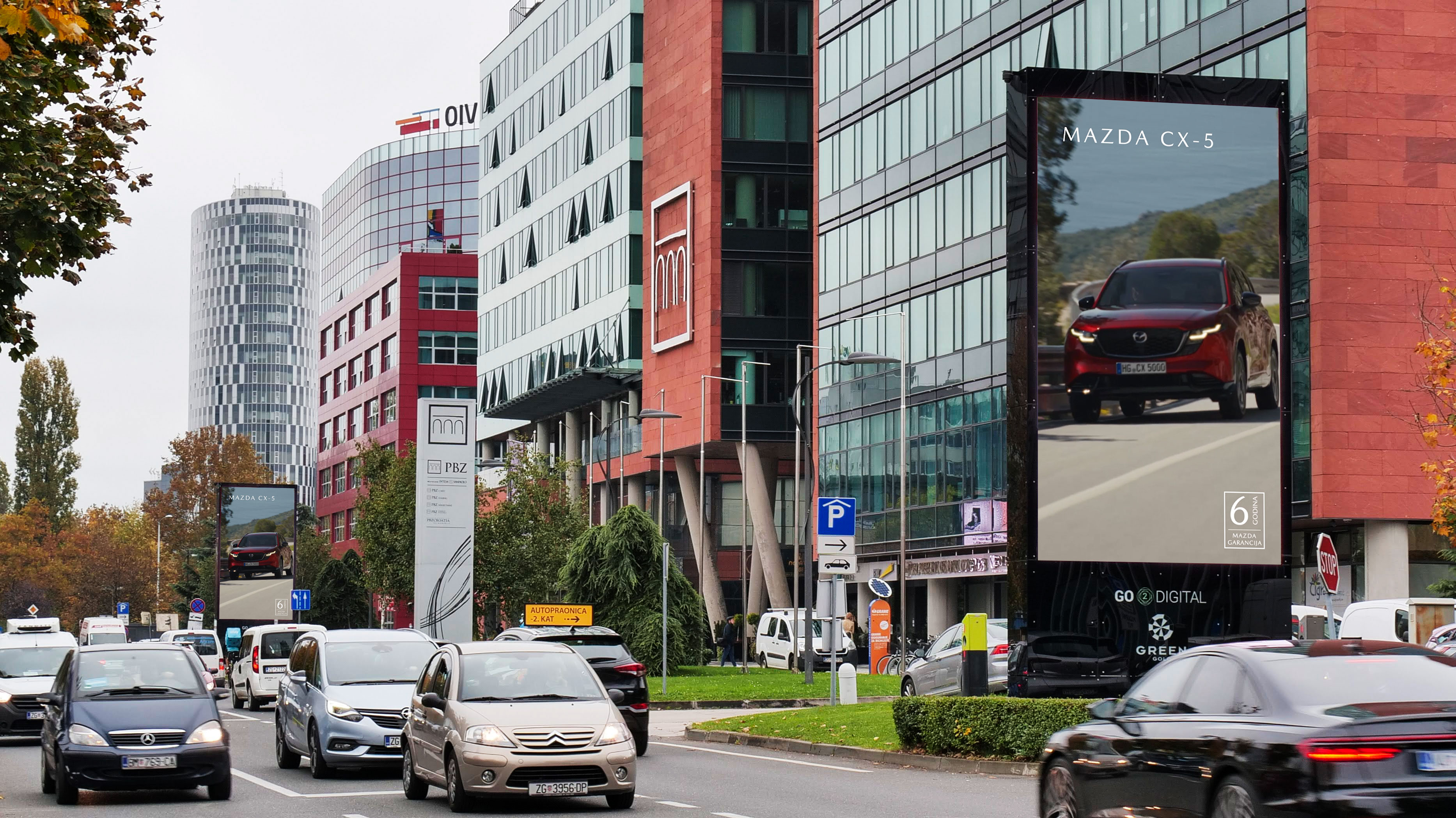 Mazda predstavila sinkroniziranu radijsku i DOOH kampanju prvi puta u Adria regiji